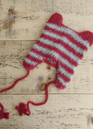 Urban Outfitters grey & red fluffy beanie New, brand: Urban Outfitters, condition: New with tags, size: One size, £6.00, £7.00 includes Buyer Protection Pro