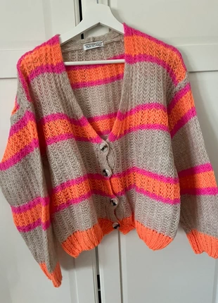 Gebreide gilet met leuke kleuren, marca: Made In Italy, estado: Muito bom, tamanho: M / 38 / 10, €10.00, €11.20 inclui Proteção do Comprador