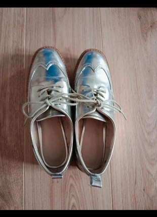 Zapatos plateado zara, marca: Zara, estado: Muy bueno, tamaño: 36, 6,00 €, 7,00 € Protección al comprador incluida