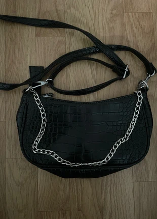 sac à main noir avec chaîne, marque: Gallantry, état: Très bon état, 8,00 €, 9,10 € Protection acheteurs incluse