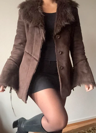 Manteau afghan vintage avec laçage style whimsical witchy y2k, marque: Top Vintage, état: Très bon état, taille: S / 36 / 8, 59,00 €, 62,65 € Protection acheteurs (Pro) incluse