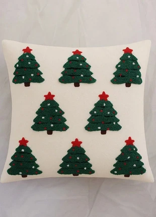 Housse de coussin sapin, merk: Montagne, staat: Nieuw zonder prijskaartje, maat: 45 x 45 cm, € 15,00, € 16,45 inclusief Kopersbescherming