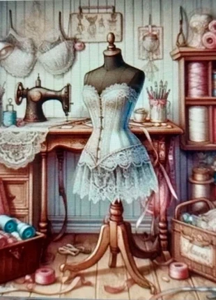 broderie diamant 30*30 cm atelier de couture, brand: Diamant, condition: Very good, €4.00, €4.90 includes Buyer Protection