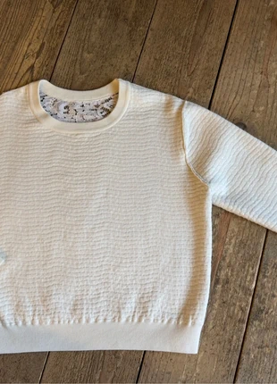 Pull crème avec dos en dentelle, merk: pas de marque, staat: Heel goed, maat: M / 38 / 10, € 45,00, € 47,95 inclusief Kopersbescherming