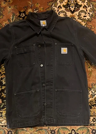 Veste chemise Carhartt WIP Michigan Jacket noire, marque: Carhartt, état: Très bon état, taille: M, 45,00 €, 47,95 € Protection acheteurs incluse
