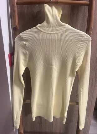 Pull côtelé fin, col roulé, jaune pastel, taille M, état: Neuf sans étiquette, taille: M / 38 / 10, 7,00 €, 8,05 € Protection acheteurs incluse