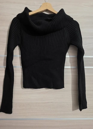 Maglione nero donna a coste con collo ampio – Made in Italy – Taglia L, brand: SARAH ALLISON'S, condizioni: Nuovo con cartellino, taglia: L / IT 44 / EU 40, €5.99, €6.99 include la Protezione acquisti