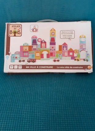 Jeux de construction en bois, marque: Atelier, état: Très bon état, taille: Prématuré, jusqu'à 44cm, 12,00 €, 13,30 € Protection acheteurs incluse