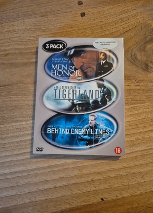 3 pack Men of honor/ Tigerland/Behind enemies lines, staat: Heel goed, € 3,50, € 4,38 inclusief Kopersbescherming