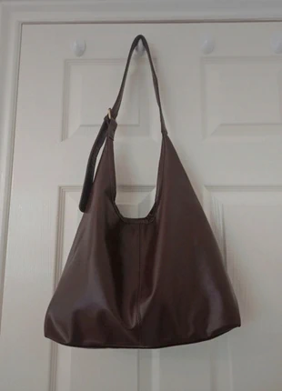 Coffee Brown Large Vintage Style Hobo Work Tote Slouchy Shoulder Bag, condition: New with tags, £14.99, £16.44 includes Buyer Protection