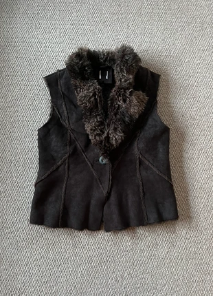 Y2K Era New Look Gilet In Faux Fur Size UK 12, brand: New Look, condition: Very good, size: M / UK 12-14, £16.00, £17.50 includes Buyer Protection Pro