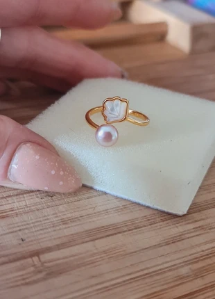 925 ring mit perlen, brand: Juwelier Bramsche, condizioni: Ottime, taglia: 17,3 mm Ø / 14,5, €12.00, €13.30 include la Protezione acquisti