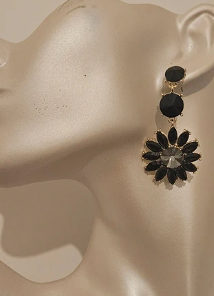 Boucles d'oreilles noir doré, marca: Noir, estado: Muito bom, €13.00, €14.35 inclui Proteção do Comprador