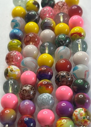 A709, lot de 50 perles 8mm verre, staat: Nieuw zonder prijskaartje, € 4,00, € 4,90 inclusief Kopersbescherming Pro