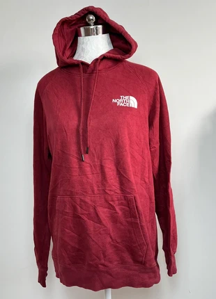 Sweat à capuche hoodie The North Face femme | Taille S | Rouge bordeaux logo blanc, merk: The North Face, staat: Heel goed, maat: S / 36 / 8, € 25,00, € 26,95 inclusief Kopersbescherming Pro