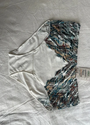 Sans complexe culotte femme taille 38/40 couleur imprimé voire bleu blanc, merk: Sans Complexe, staat: Nieuw met prijskaartje, maat: M / 38 / 10, € 8,90, € 10,05 inclusief Kopersbescherming