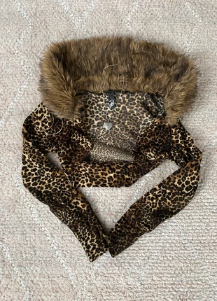 gyaru coquette y2k fur cheetah bolero, merk: Lolita, staat: Heel goed, maat: S / 36 / 8, € 17,49, € 19,06 inclusief Kopersbescherming