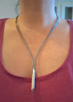 Yo design collier ketting zilver argent plata collar collana silver Halskette steel 925, merk: Argent, staat: Nieuw zonder prijskaartje, € 45,00, € 47,95 inclusief Kopersbescherming