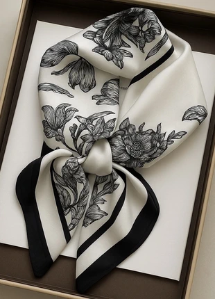 Foulard imprimé, marca: SOIE, estado: Novo com etiquetas, €11.00, €12.25 inclui Proteção do Comprador