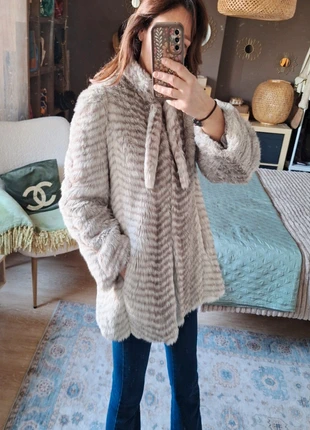Manteau vintage fausse fourrure, marque: Vintage, état: Très bon état, taille: S / 36 / 8, 40,00 €, 42,70 € Protection acheteurs incluse