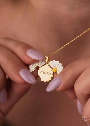 Collier Marguerites Personnalisé, marke: Fait Main, zustand: Neu, 12,00 €, 13,30 € inklusive Vinted-Käuferschutz