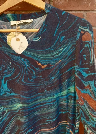 Vestido manga larga viscosa Nice Things nuevo con etiqueta, marque: Nice Things, état: Neuf avec étiquette, taille: M / 38 / 10, 28,00 €, 30,10 € Protection acheteurs incluse