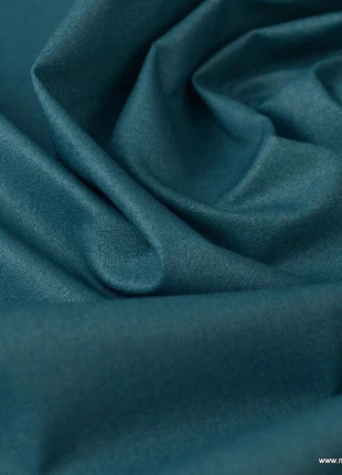 coton enduit bleu pétrole, marque: Domotex, état: Neuf avec étiquette, 5,00 €, 5,95 € Protection acheteurs incluse