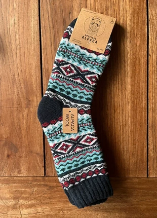 41-47, Dikke gebreide alpaca wollen sokken, merk: Alpaca, staat: Nieuw zonder prijskaartje, maat: Universeel, € 4,00, € 4,90 inclusief Kopersbescherming Pro