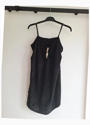 Robe noire à bretelles détails sequins T3, état: Très bon état, taille: L / 40 / 12, 5,95 €, 6,95 € Protection acheteurs (Pro) incluse