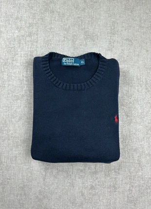 Pull Ralph Lauren bleu marine logo rouge taille XL, marca: Ralph Lauren, estado: Muy bueno, tamaño: XL, 40,00 €, 42,70 € Protección al comprador Pro incluida