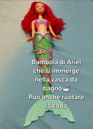 Bambola Principessa Disney di Ariel che si immerge nella vasca da bagno, marke: Disney, zustand: Sehr gut, größe: Einheitsgröße, 7,00 €, 8,05 € inklusive Vinted-Käuferschutz