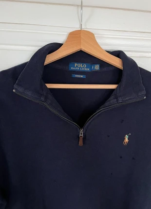 Pull Ralph Lauren à zip bleu marine, brand: Ralph Lauren, condizioni: Ottime, taglia: S, €25.00, €26.95 include la Protezione acquisti