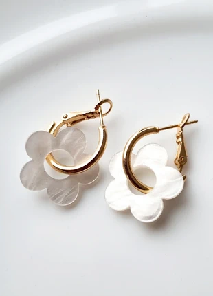 Boucles d’oreilles fleur 20 mm – acier inoxydable, condition: New without tags, €3.90, €4.80 includes Buyer Protection