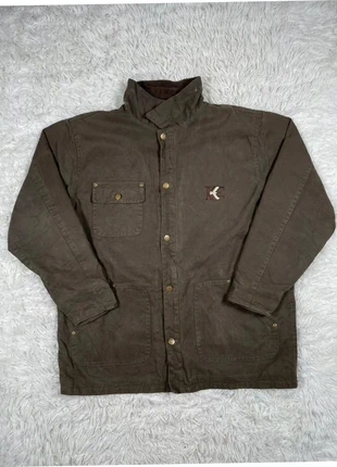 Grosse veste américaine avec intérieur polaire | Dunbrooke | Taille : XL, merk: Vintage Dressing, staat: Heel goed, maat: XL, € 27,90, € 30,00 inclusief Kopersbescherming