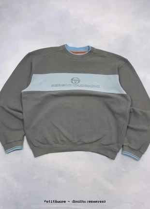 Rare Pull Sergio Tacchini y2k Gris coton piqué logo brodé Brodé Crew Neck - L /2931V, brand: Sergio Tacchini, condition: Very good, size: L, €29.00, €31.15 includes Buyer Protection Pro