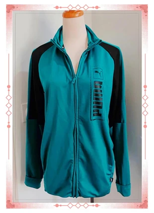 Veste Puma vintage manches longues bleu turquoise Taille S, brand: Puma, condition: Very good, size: S / 36 / 8, €8.90, €10.05 includes Buyer Protection