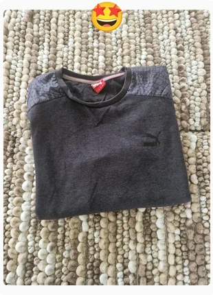 Sweat Puma gris style sport – Taille L, marque: Puma, état: Très bon état, taille: L / 40 / 12, 12,00 €, 13,30 € Protection acheteurs incluse