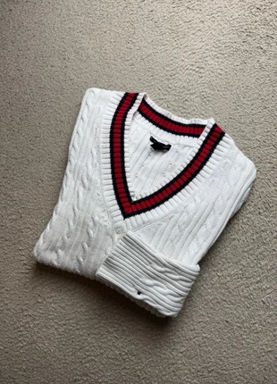 Pull Col V Tommy Hilfiger Blanc Taille XXL Femme, marque: Tommy Hilfiger, état: Bon état, taille: XXL / 44 / 16, 17,99 €, 19,59 € Protection acheteurs (Pro) incluse