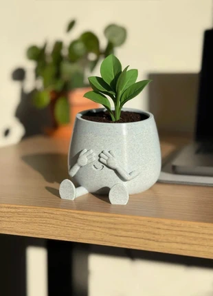 Pot de fleur Cache Cache – ajoute une personnalité à tes plantes 🌿🫣, marke: Cache Cache, zustand: Neu, mit Etikett, 16,00 €, 17,50 € beinhaltet Vinted-Käuferschutz Pro