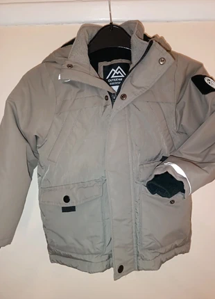 Boys beige padded coat, brand: not known, condition: Very good, size: 4 years / 104 cm, £10.50, £11.64 includes Buyer Protection