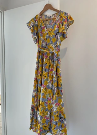 Robe longue Grace & Mila TS jaune/mauve/rose, marque: Grace & Mila, état: Très bon état, taille: S / 36 / 8, 10,00 €, 11,20 € Protection acheteurs incluse