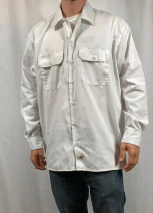 Chemise Dickies Blanche Workwear manches longues taille XL, marque: Dickies, état: Satisfaisant, taille: XL, 12,99 €, 14,34 € Protection acheteurs (Pro) incluse