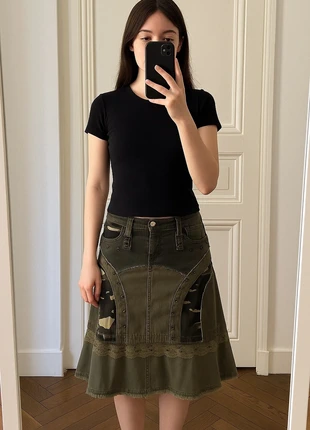 Jupe patchwork, marca: Morgan, estado: Muy bueno, tamaño: M / 38 / 10, 22,00 €, 23,80 € Protección al comprador incluida