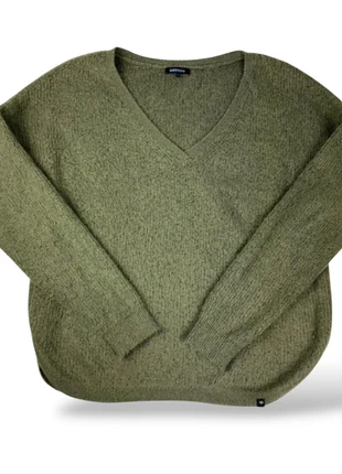 Pull col V kaki - taille L, marke: Bonobo, zustand: Sehr gut, größe: L / 40 / 12, 13,00 €, 14,35 € inklusive Vinted-Käuferschutz