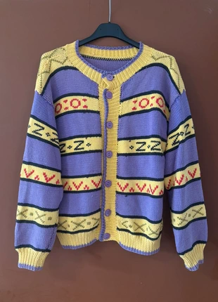 Raro cardigan vintage anni 90 fatto a mano, marque: Vintage, état: Très bon état, taille: M / 38 / 10, 22,60 €, 24,43 € Protection acheteurs incluse