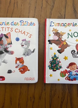 Lot 2 livres bébé Fleurus – Imagerie : Noël & Petits Chats – TB État, condition: Very good, €3.30, €4.17 includes Buyer Protection