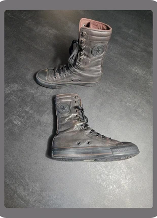 Basket montante converse chuck taylor cuir taille 38 femme marron, marque: Converse, état: Bon état, taille: 35, 25,00 €, 26,95 € Protection acheteurs incluse