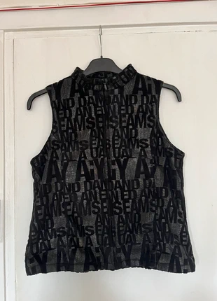 Y2K Bodywarmer letters, merk: Signature, staat: Heel goed, maat: S / 36 / 8, € 20,00, € 21,70 inclusief Kopersbescherming