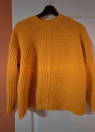 Pull d’hiver femme, jaune moutarde, taille S. Bershka., marque: Bershka, état: Très bon état, taille: S / 36 / 8, 3,00 €, 3,85 € Protection acheteurs incluse