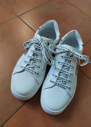 Snekers donna - numero 38 - patrizia pepe - bianco e nero, marca: Patrizia Pepe, estado: Muito bom, tamanho: 38, €35.00, €37.45 inclui Proteção do Comprador